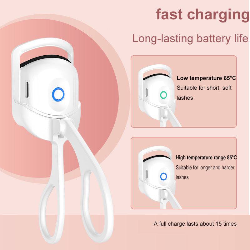 eyelash curler portable electric heated comb eye lash 