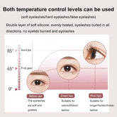 eyelash curler portable electric heated comb eye lash 
