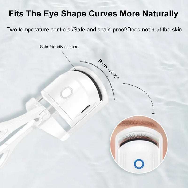 eyelash curler portable electric heated comb eye lash 