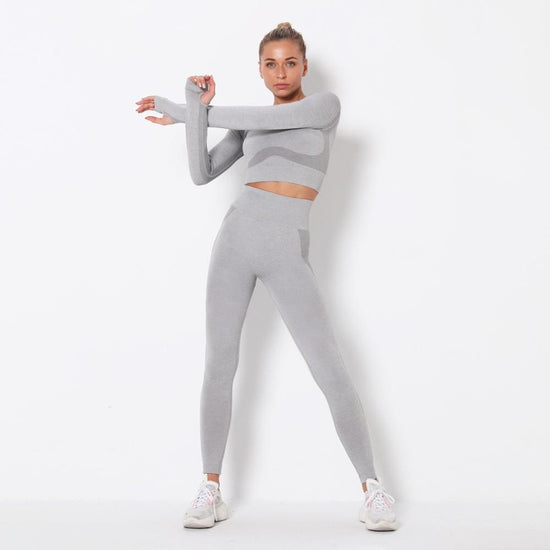 Seamless Yoga Sports Suit-Women&