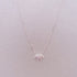 Women Girls Lotus Flower Pendant Necklace 