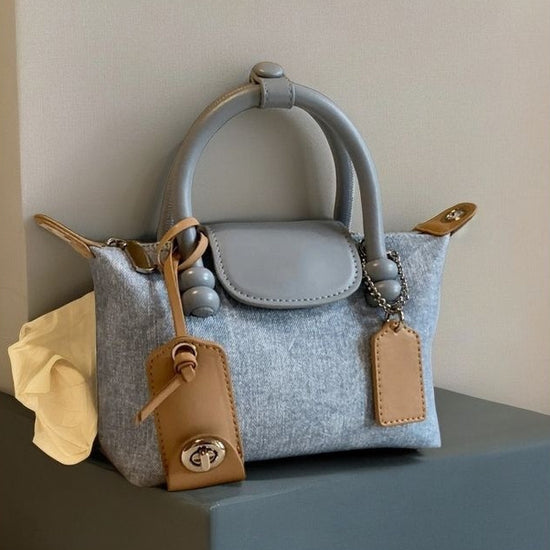 Chic Dumpling Texture Shoulder Bag - Fashionable & Portable for Women