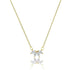Women Girls Lotus Flower Pendant Necklace 