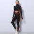 3pcs yoga set seamless sport set